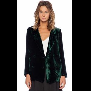 Line & Dot Liv Velvet Blazer